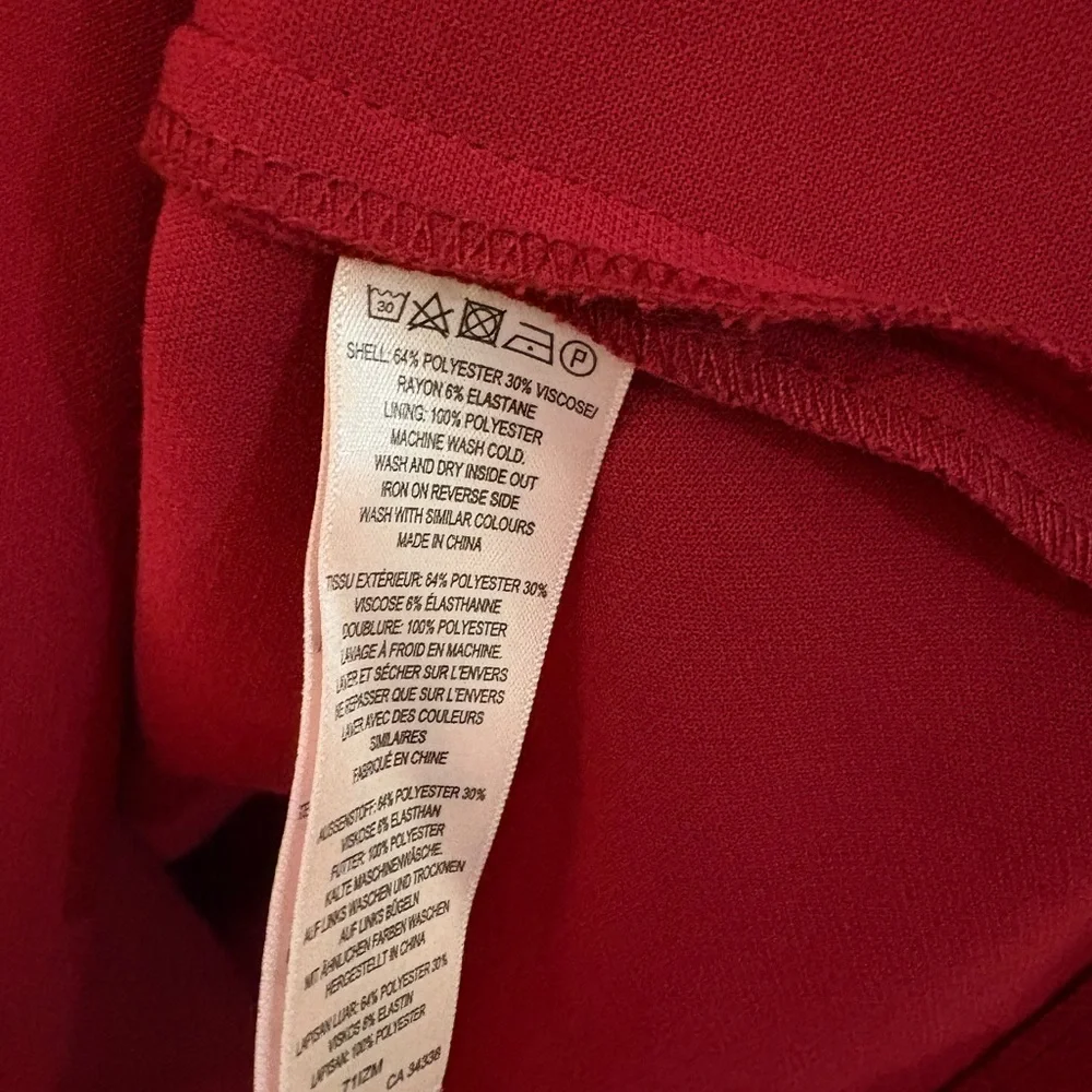 French Connection Vibrant Red Ruffle Mini Dress - Picture 4 of 4